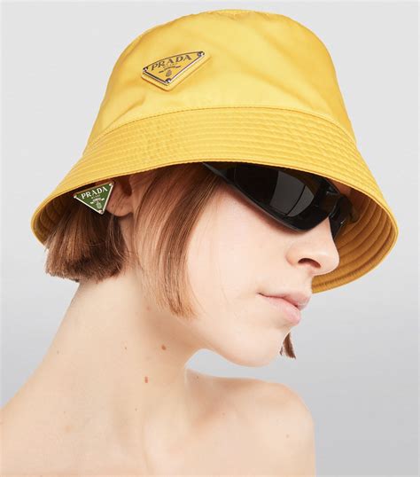 buy prada bucket hat|prada re nylon bucket hat.